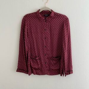EUC Madewell silk blouse size XS